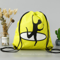 Classic promotion polyester nylon 210D rPET backpack drawstring bag with logo